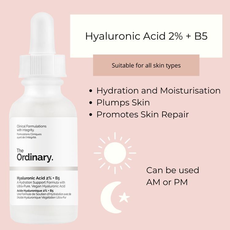 The Ordinary hyaluronic acid Sanim Beauty